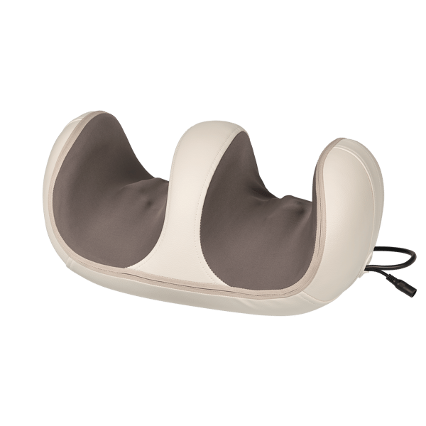 Fod- og benmassageapparat, varme 42°C, Shiatsu Rebel, 20 hoveder, fjernbetjening