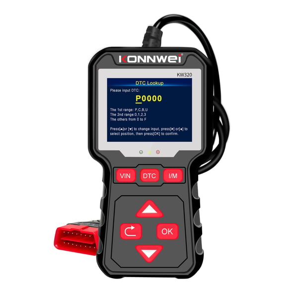 Konnwei KW320 OBD2 diagnostisk scanner tester