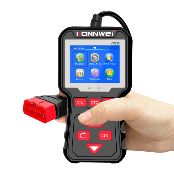 Konnwei KW320 OBD2 diagnostisk scanner tester
