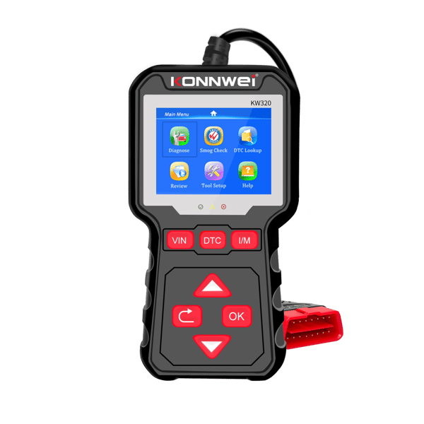 Konnwei KW320 OBD2 diagnostisk scanner tester