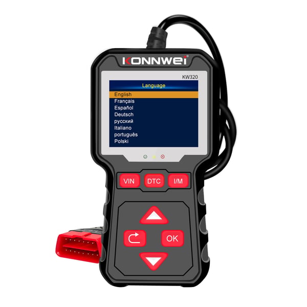 Konnwei KW320 OBD2 diagnostisk scanner tester