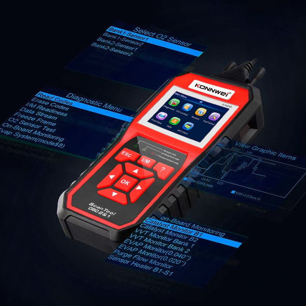 Konnwei KW850 OBD2 diagnostisk scanner tester