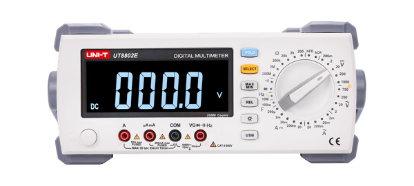 Laboratoriomittari Uni-T UT8802E