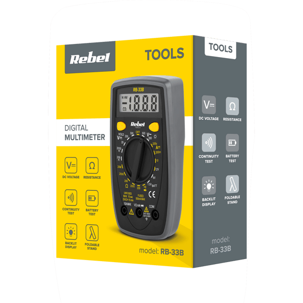 Multimittari Rebel Tools RB-33B