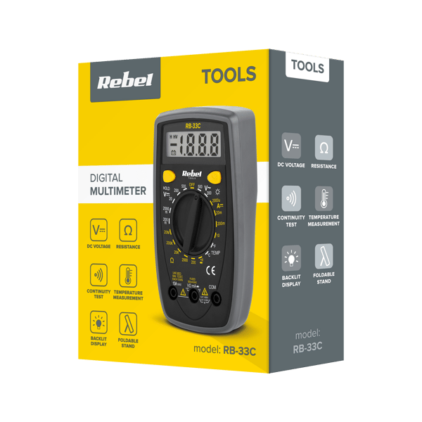 Multimittari Rebel Tools RB-33C