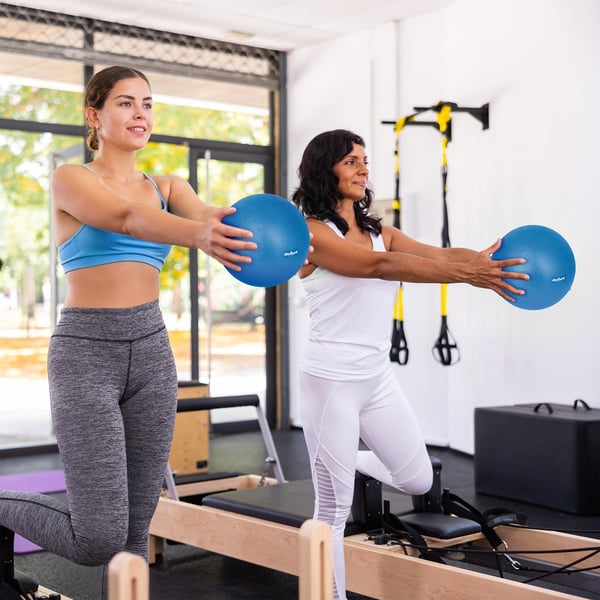 Mini gymnastikbold til pilates rehabilitering 25 cm Rebel