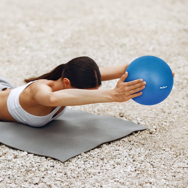 Mini gymnastikbold til pilates rehabilitering 25 cm Rebel