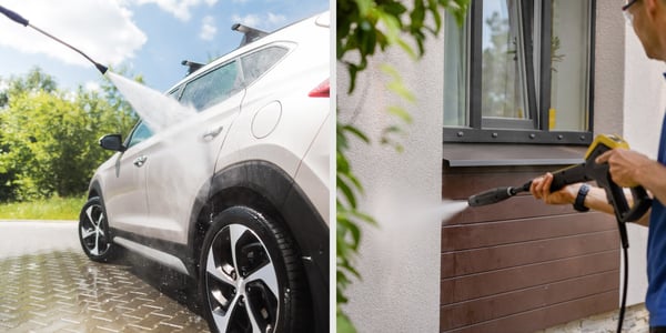Højtryksrenser til have til vask 1800W effektiv kraftfuld sæt Rebel LT503B