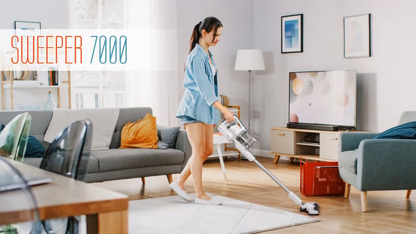 Batteridrevet opretstående støvsuger Teesa Sweeper 7000
