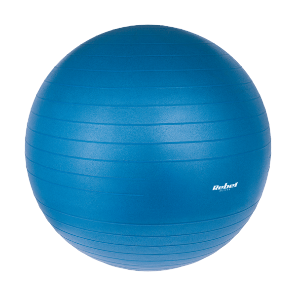 Kuntoutuspallo 55 cm käsipumpulla sininen Rebel