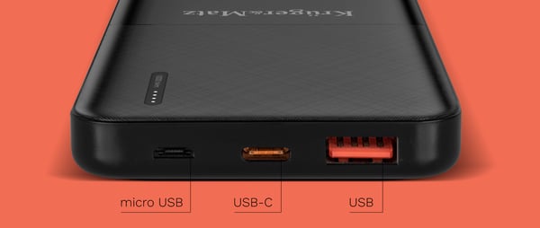 Tehopankki 10000mAh 20W QC PD USB-C KrugerMatz