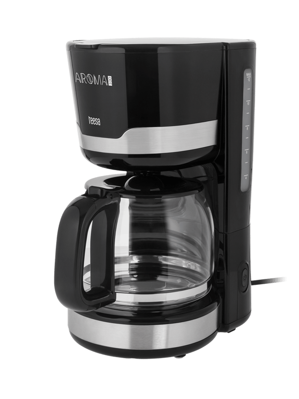 Drypkaffemaskine 1,5L 1000W med glaskande og varmeholdning Teesa