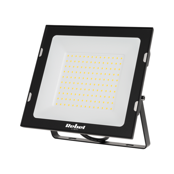 Halogen LED-spotlight utomhuslampa 100W 4000K stark Rebel