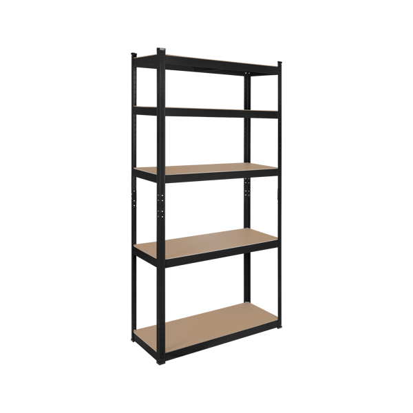 metal lagerreol 2 i 1 5 hylder garage 180x90x40cm 750kg Rebel