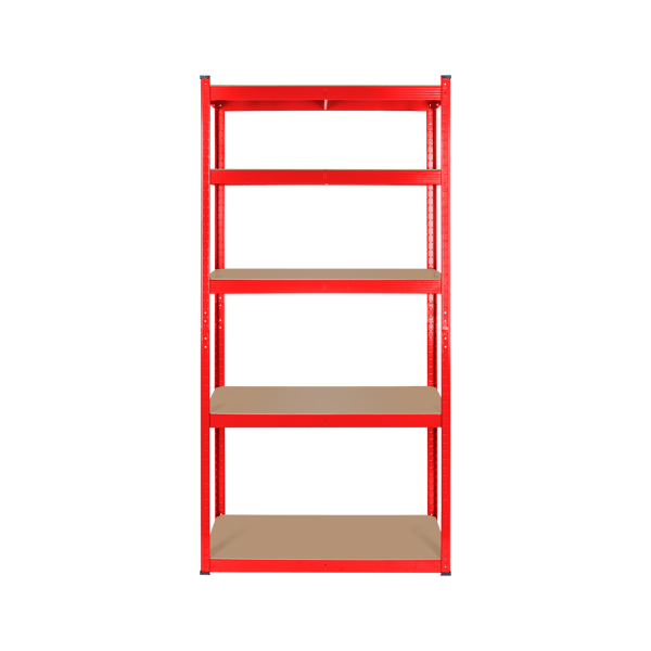 Metal lagerreol 2i1 5 hylder garage 180x90x40cm 750kg Rebel