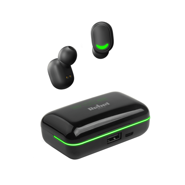 Rebel SN-E10 Bluetooth 5.0 LED Langattomat Nappikuulokkeet