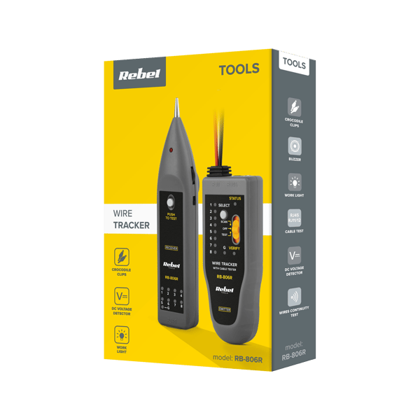 Telefonlinjetester Rebel Tools RB-806R