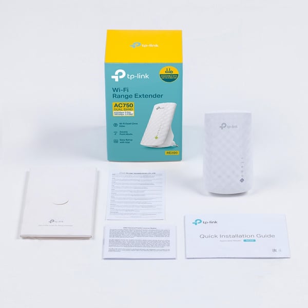 TP-LINK Universal AC-750 Dual Band Trådløs Rækkeviddeforlænger TL-RE200