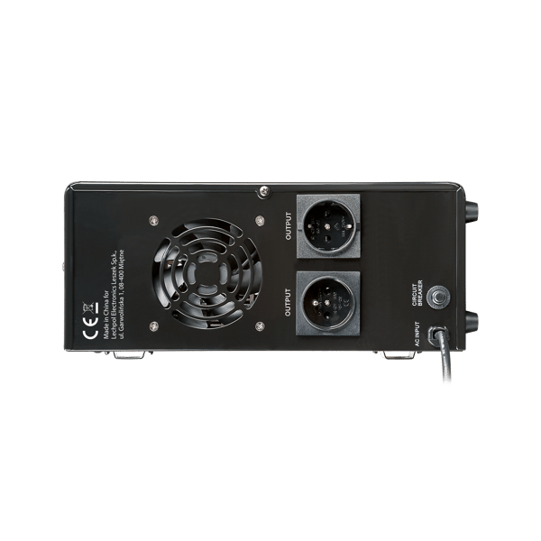 UPS sinusbølgeomformer 12V 230V 1000VA/700W