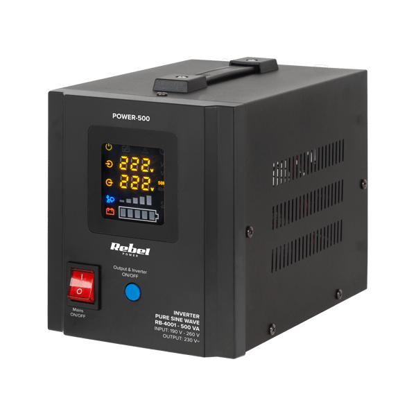 Rebel Power 500 UPS 12V/230V 500VA/300W