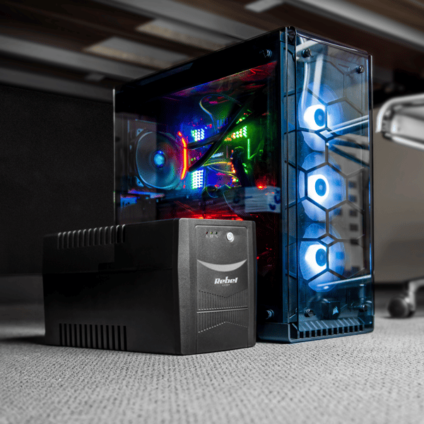 Hätävirtalähde UPS 1000VA/600W Micropower Rebel