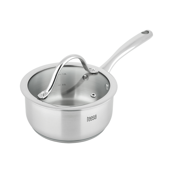 Rustfri stål gryder 3 gryder solide sæt Teesa COOK EXPERT MASTER