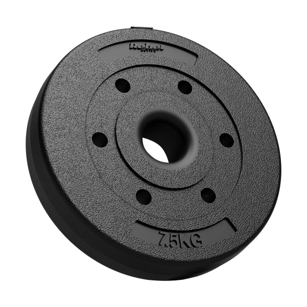 Olympisk bituminös viktsats 2x7.5kg hål 51mm för stänger Rebel