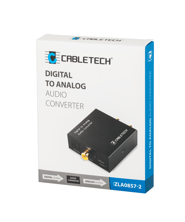 Äänisignaalin Muunnin Cabletech Toslink RCA Coaxial Jack 3,5mm