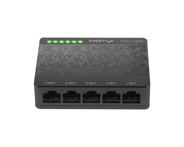 DSP1-1005 Verkkokytkin 5-porttinen 100/1000 Mbps