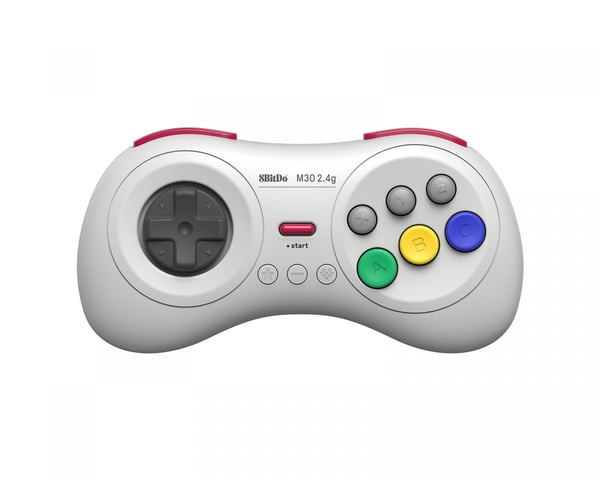 M30 2.4G Wireless Gamepad - Trådlös Kontroll - Vit