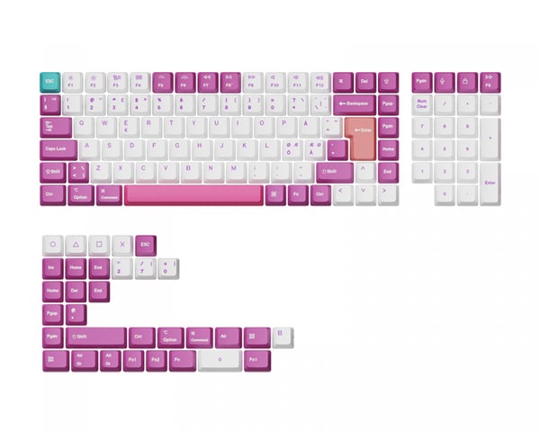 OEM Dye-Sub PBT Keycap Set - Unicorn Full Set Nordic OEM Dye-Sub PBT Keycap Set - Unicorn Full Set Nordic