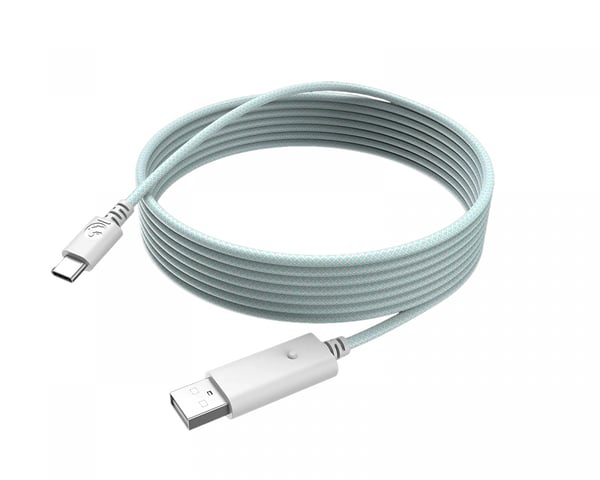 USB-C Gaming -latauskaapeli 3 metriä - turkoosi