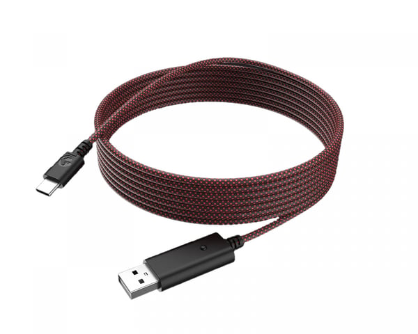USB-C Gaming Laddningskabel 3 Meter - Röd