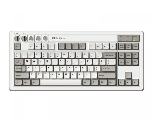 Retro Mechanical Keyboard - Trådlöst Tastatur ANSI - M Edition