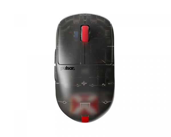 X2-H High Hump Wireless Gaming Mus - Clear Black - Limited Edition X2-H High Hump Wireless Gaming Mus - Clear Black - Limited Edition