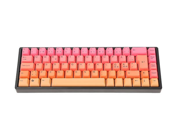 PBT Double-shot Keycaps Nordisk Layout - Sunshine