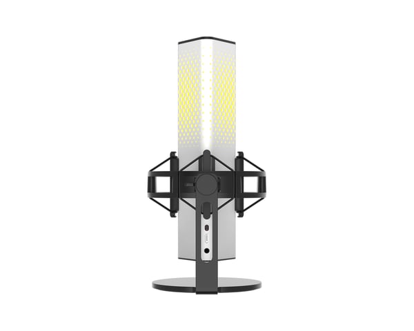XSTRM USB Mikrofoni RGB - Valkoinen
