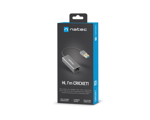 Cricket USB-A 3.0 Ethernet Adapter 1 GB/s