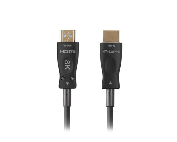 HDMI 2.1 Kabel Optical Sort 8k - 48Gbps - 50m