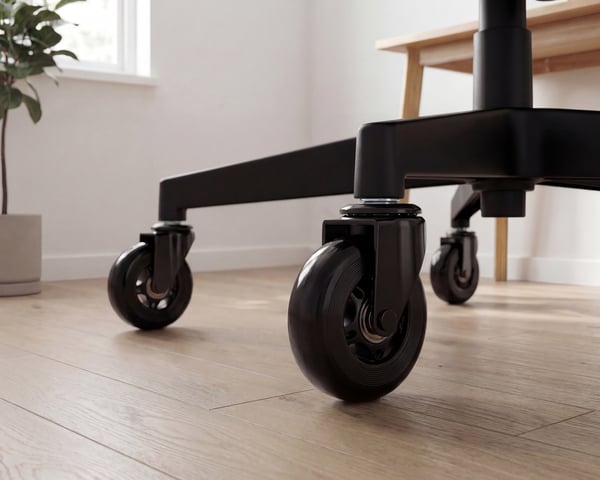 Hjul til Stol 3″ Universal - Svart