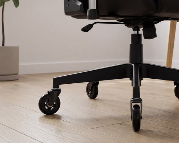 Hjul til Stol 3″ Universal - Svart