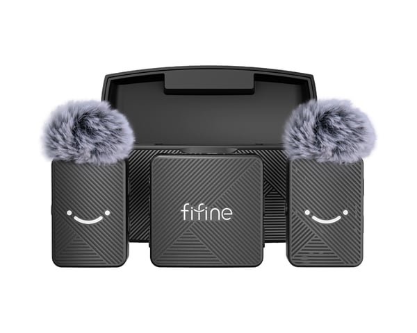 M9 Dual Wireless Microphone System - Trådløs Mikrofon