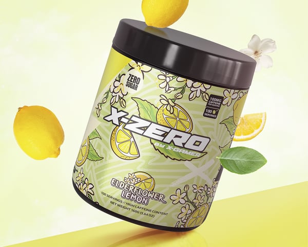 X-Zero Elderflower Lemon - 100 Serveringar