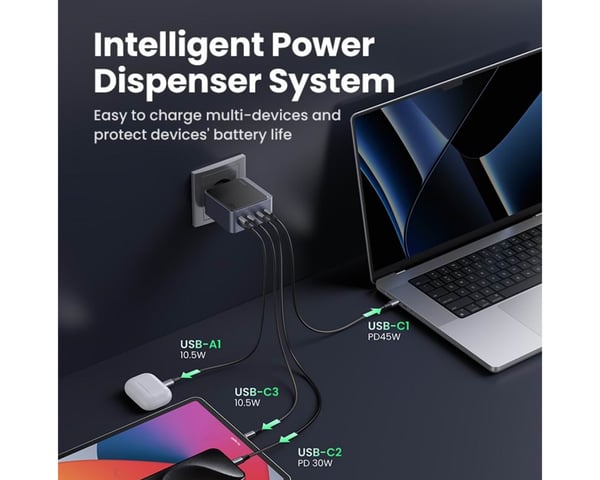 Nexode S 100W 4-port USB-lader
