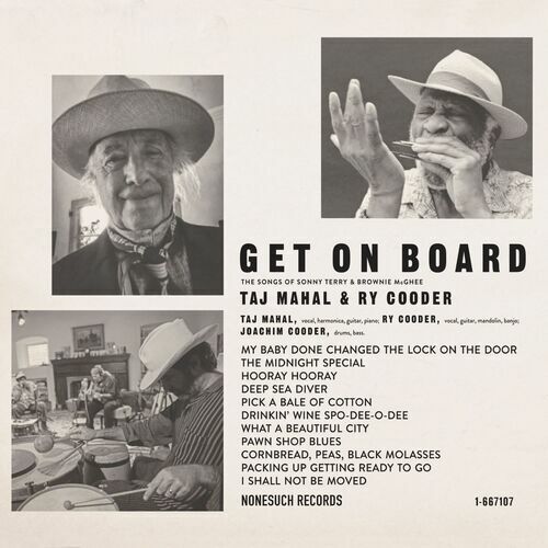 Taj Mahal & Ry Cooder : Get On Board CD (2022)