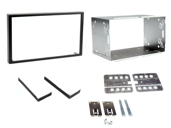 Universal Stereo Headunit Double Din Cage Kit Fitting Trim & keys 103mm DFPK-103
