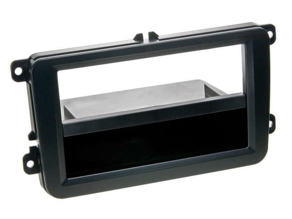 RADIO STEREO DOUBLE FACIA FASCIA MATTE BLACK CT24VW18 FOR VW AMAROK BEETLE CADDY