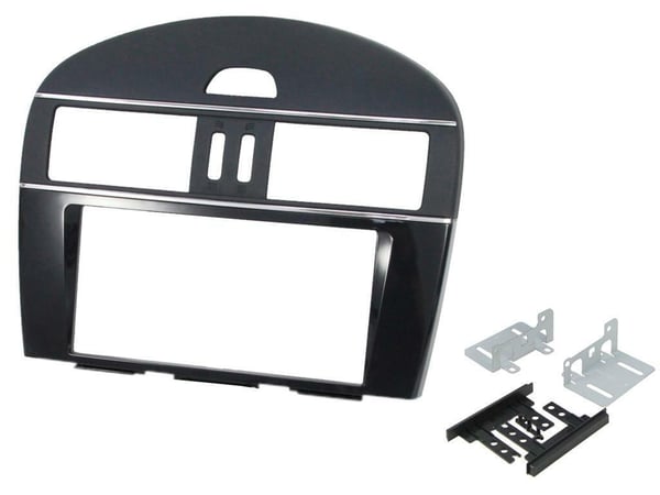 RADIO STEREO FACIA FASCIA CT23NS16 DOUBLE DIN BLACK FITS NISSAN TILDA PULSAR RADIO STEREO FACIA FASCIA CT23NS16 DOUBLE DIN BLACK FITS NISSAN TILDA PULSAR