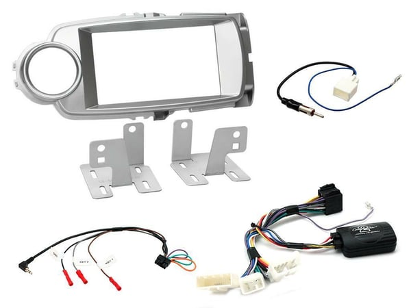 CTKTY09 CD STEREO RADIO FACIA FASCIA FULL KIT FOR TOYOTA YARIS 2011 ONWARDS