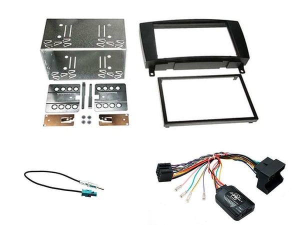 CTKMB15 CD STEREO RADIO FACIA FASCIA FULL KIT FOR MERCEDES CLK 2004 - 2009